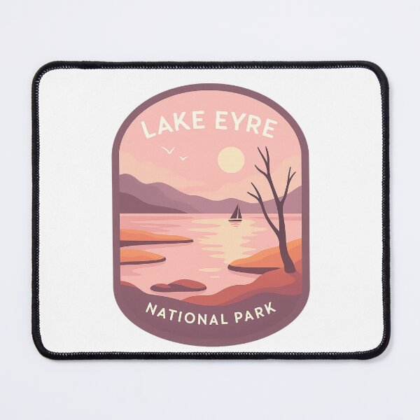 Item preview,  Lake Eyre Sunset Reflections and Arid Landscape, Australia designed and sold by Aryabek.