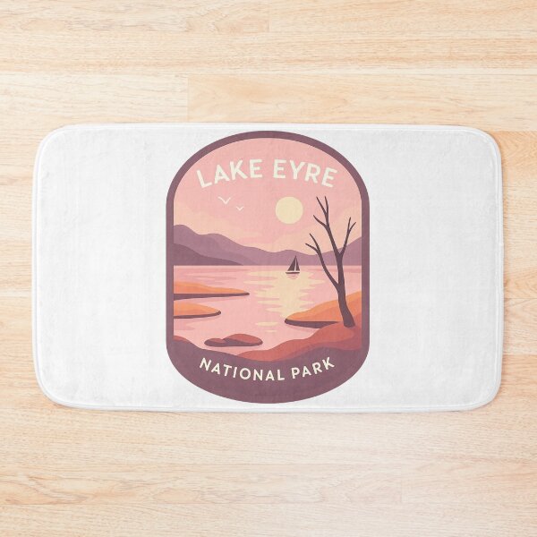 Item preview,  Lake Eyre Sunset Reflections and Arid Landscape, Australia designed and sold by Aryabek.