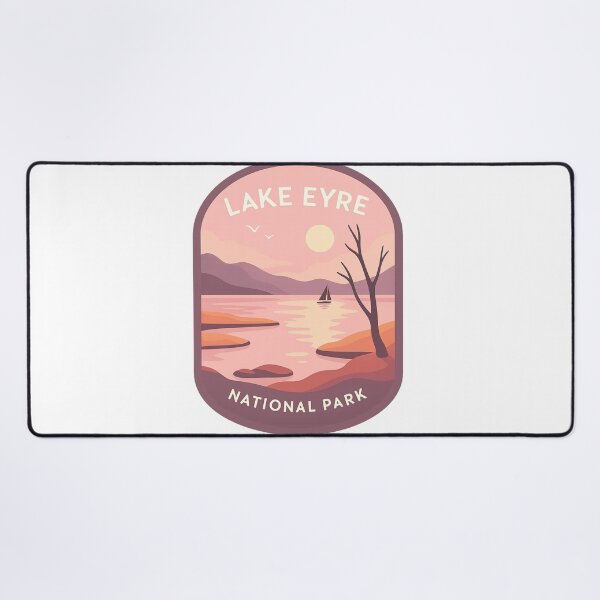 Item preview,  Lake Eyre Sunset Reflections and Arid Landscape, Australia designed and sold by Aryabek.