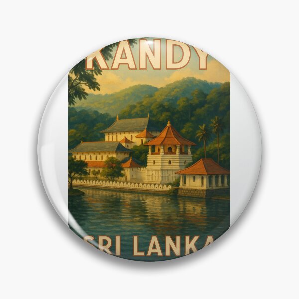 Item preview,  Temple of the Tooth Relic at Kandy Lake, Sri Lanka designed and sold by Aryabek.