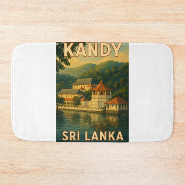 Item preview,  Temple of the Tooth Relic at Kandy Lake, Sri Lanka designed and sold by Aryabek.