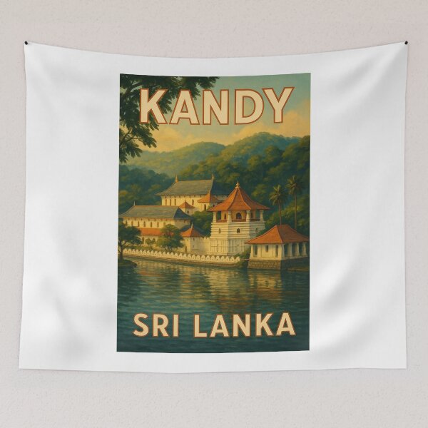 Item preview,  Temple of the Tooth Relic at Kandy Lake, Sri Lanka designed and sold by Aryabek.