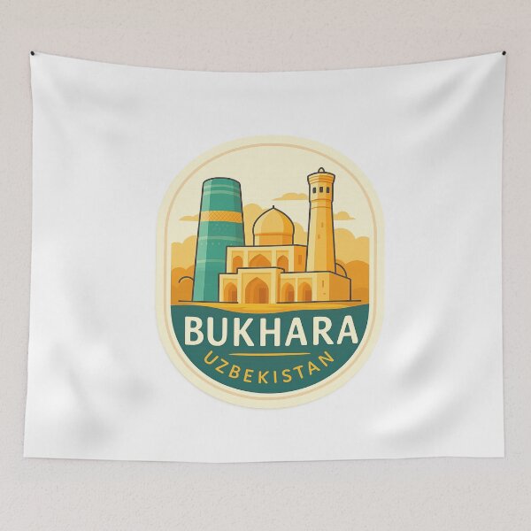 Item preview,  Bukhara Blue Tower and Golden Mosques, Uzbekistan designed and sold by Aryabek.