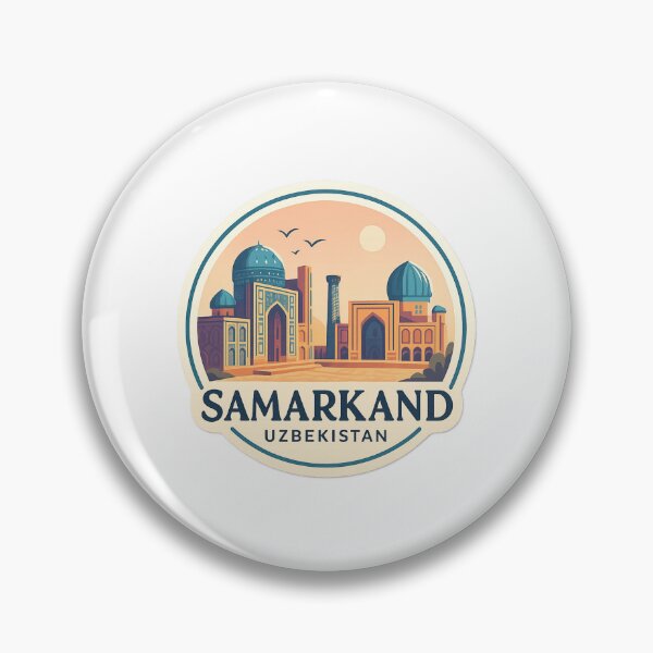 Item preview, Samarkand Uzbekistan with Registan and Minarets designed and sold by Aryabek.