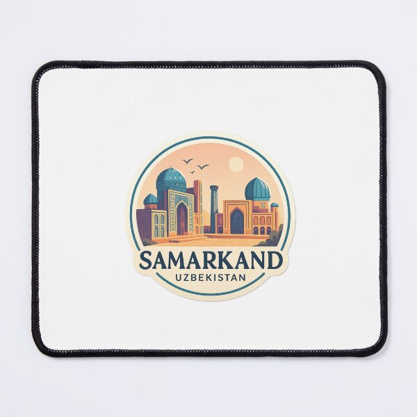 Item preview, Samarkand Uzbekistan with Registan and Minarets designed and sold by Aryabek.