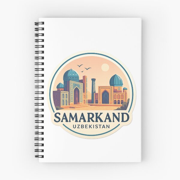 Item preview, Samarkand Uzbekistan with Registan and Minarets designed and sold by Aryabek.