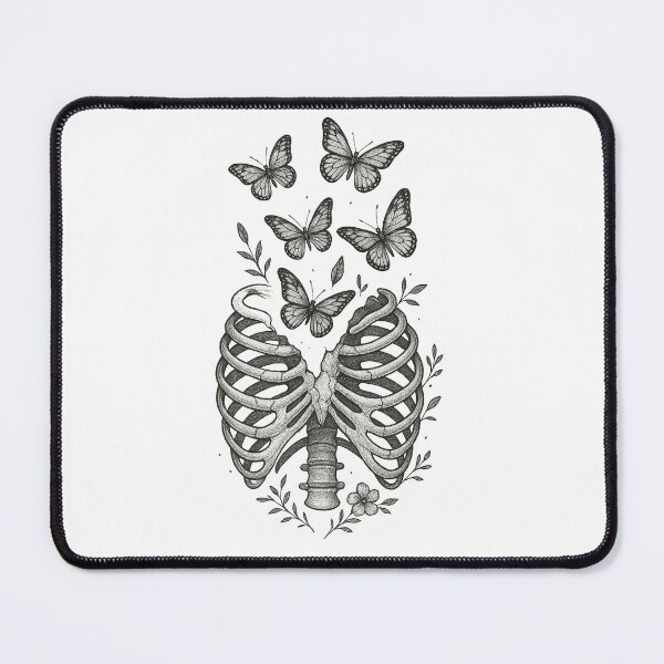 Item preview, Butterflies Emerging from Ribcage designed and sold by Retrics Studio.