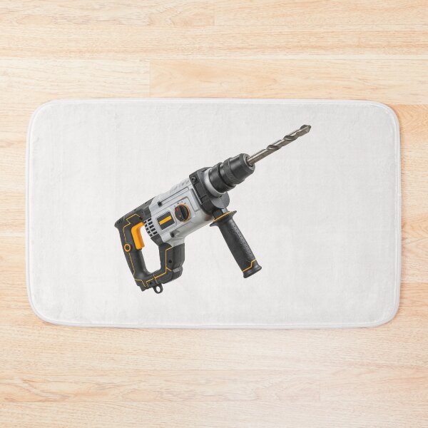 Item preview, Hammer Drill Illustration, Vintage Power Tool Artwork, Heavy Duty Construction and DIY Hammer Drill Design designed and sold by bvdesignart.