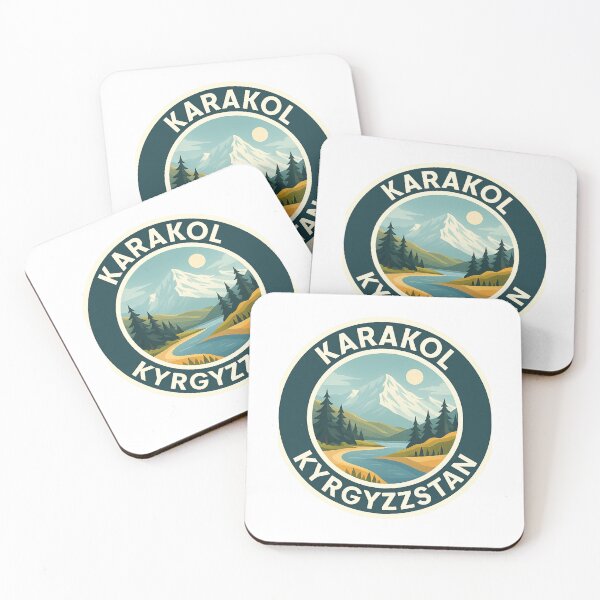 Item preview, Karakol Kyrgyzstan with River and Tien Shan Mountains designed and sold by Aryabek.