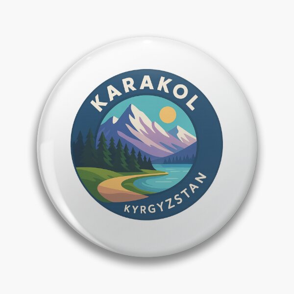 Item preview, Karakol Kyrgyzstan with Forest Trail and Sunset Peaks designed and sold by Aryabek.