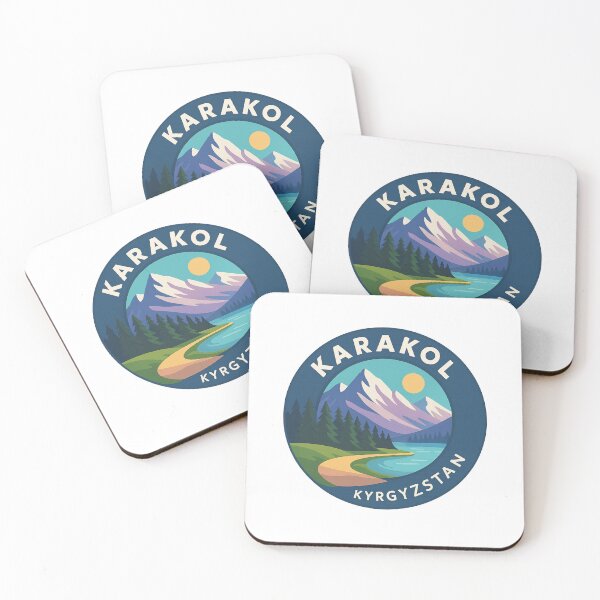 Item preview, Karakol Kyrgyzstan with Forest Trail and Sunset Peaks designed and sold by Aryabek.