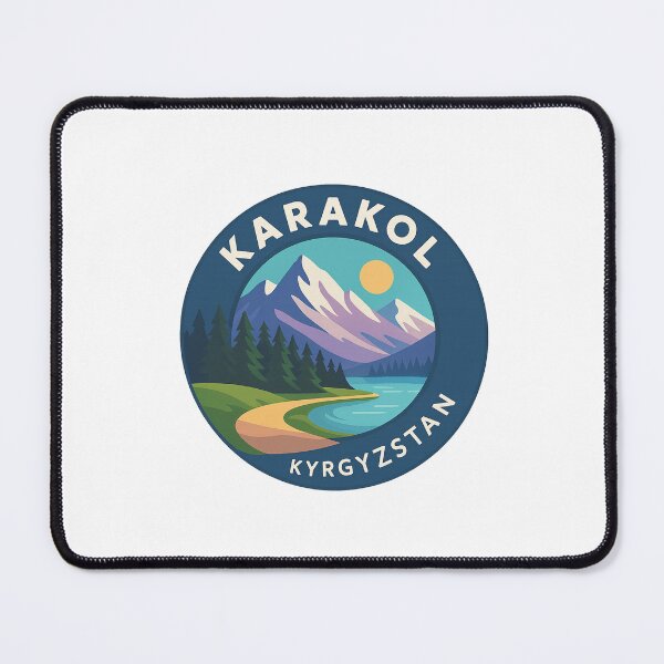 Item preview, Karakol Kyrgyzstan with Forest Trail and Sunset Peaks designed and sold by Aryabek.