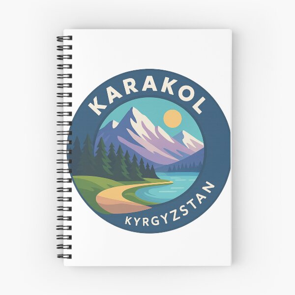 Item preview, Karakol Kyrgyzstan with Forest Trail and Sunset Peaks designed and sold by Aryabek.
