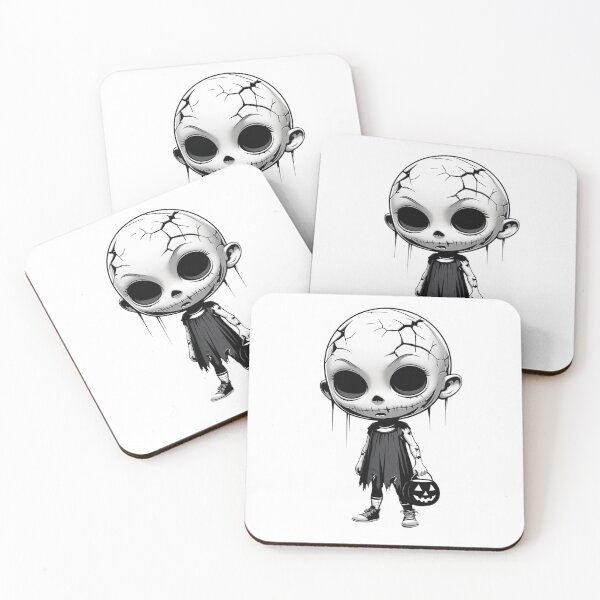 Item preview, Dark boy with cracked head and pumpkin designed and sold by StormArte.