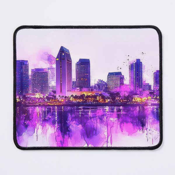Artikelvorschau, Skyline von San Diego mit der USS Midway Tommy McDaniel entworfen und verkauft von Sanrety.