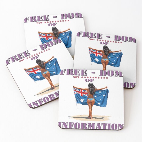 Item preview, FREEDOM of INFORMATION for AUSTRALIA designed and sold by Huskyyy Designs.