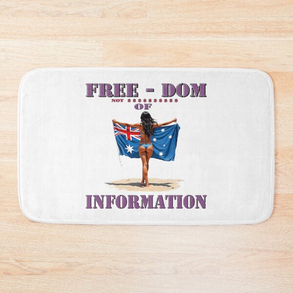 Item preview, FREEDOM of INFORMATION for AUSTRALIA designed and sold by Huskyyy Designs.