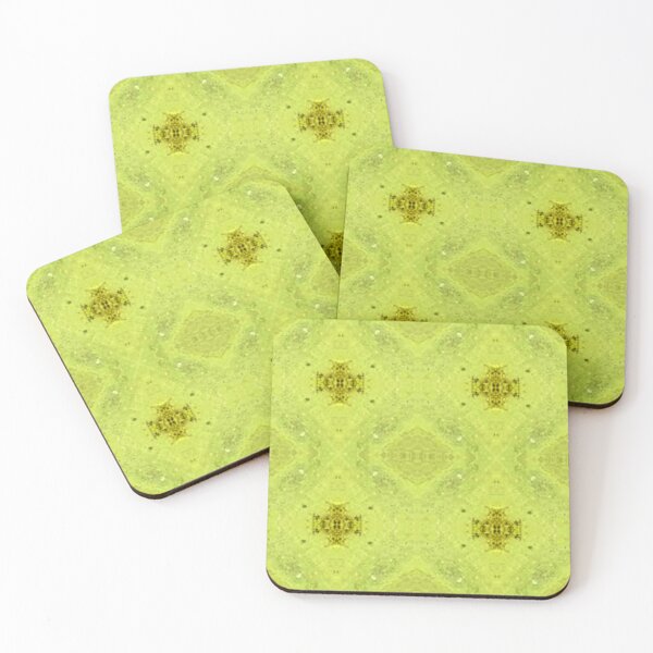 Item preview, Sparkling Diamond Tile Brilliant Yellow Green b0c347 designed and sold by Art in My Loft.