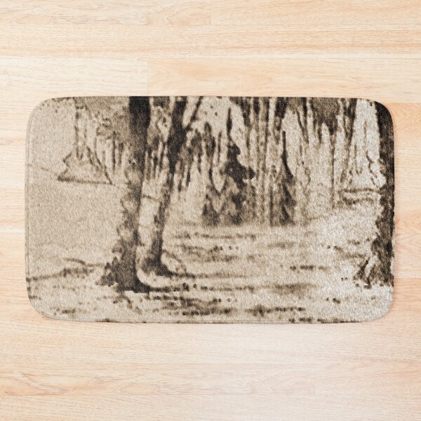 Item preview, Forest lane in brown Conté drawing effect designed and sold by Robert Elfferich.