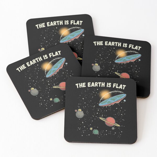 Item preview, The Earth Is Flat Humorous Theory designed and sold by HandicraftArt.