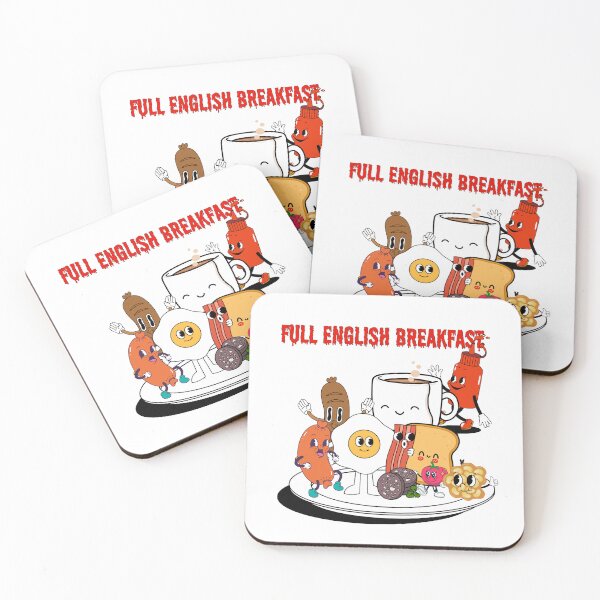 Item preview, Full English breakfast, retro design of English breakfast tea and British breakfast  designed and sold by BritishDelights.
