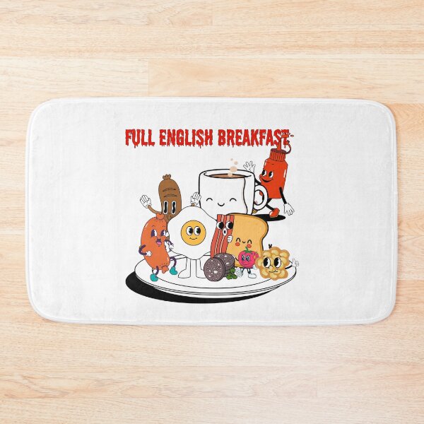 Item preview, Full English breakfast, retro design of English breakfast tea and British breakfast  designed and sold by BritishDelights.
