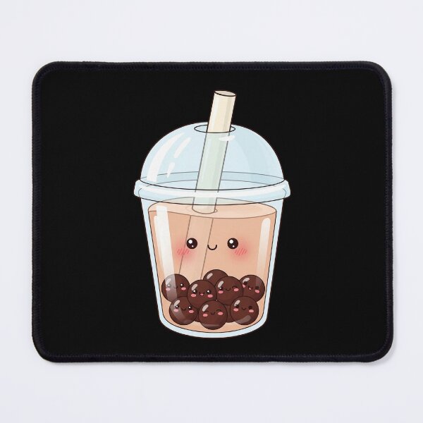 Item preview, Cute Kawaii Bubble Tea with Happy Boba designed and sold by istoriadesign.