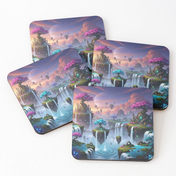 Item preview, Fantastical Floating Islands designed and sold by Artvolt.