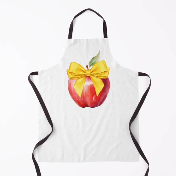 Item preview, Fall Apple Cute Yellow Coquette Bow designed and sold by gillys.