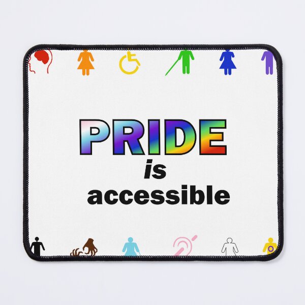 Item preview, Pride is accessible designed and sold by Wiibidi Creative.