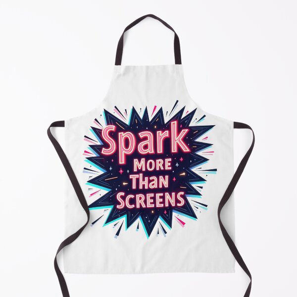 Item preview, Spark More Than Screens. Motivational Quote Neon Typography Design designed and sold by Aarvya Fashion Club ( A.F.C ).