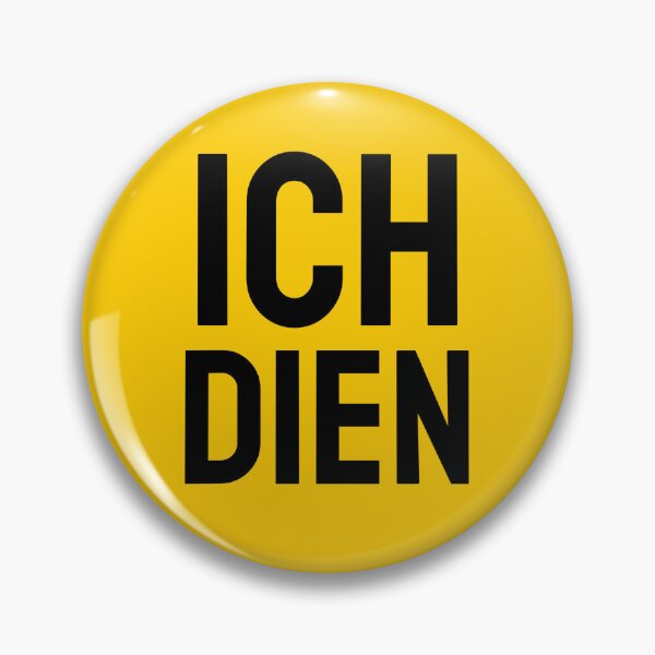 Item preview, Ich Dien black designed and sold by VRedBaller.