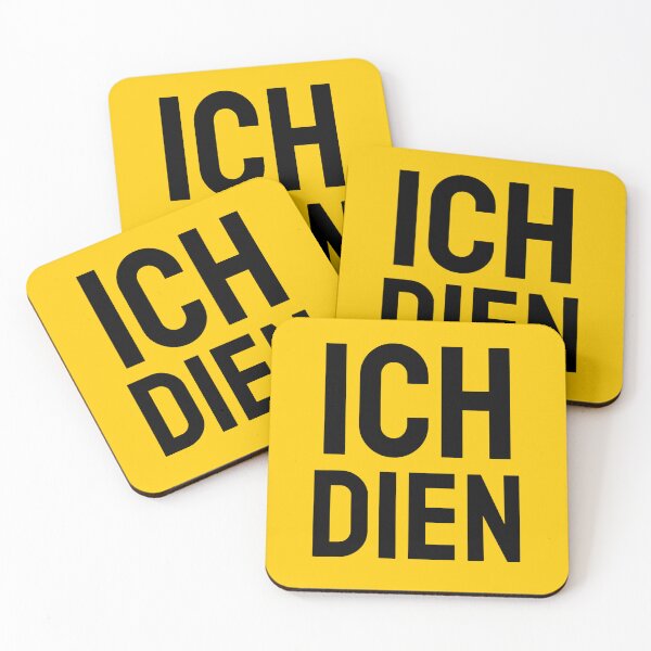 Item preview, Ich Dien black designed and sold by VRedBaller.