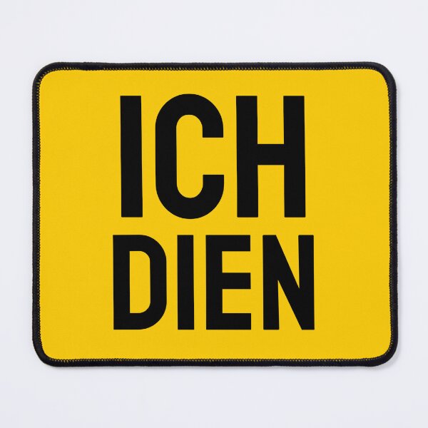 Item preview, Ich Dien black designed and sold by VRedBaller.