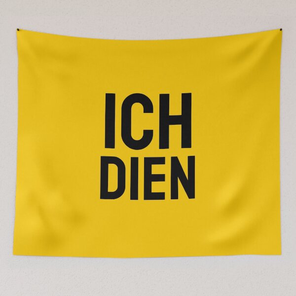 Item preview, Ich Dien black designed and sold by VRedBaller.