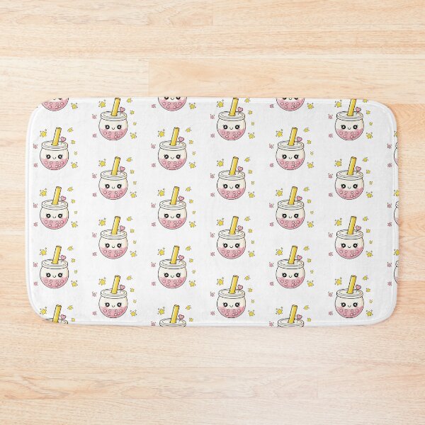 Item preview, Cute Kawaii Pink Boba with Stars designed and sold by istoriadesign.