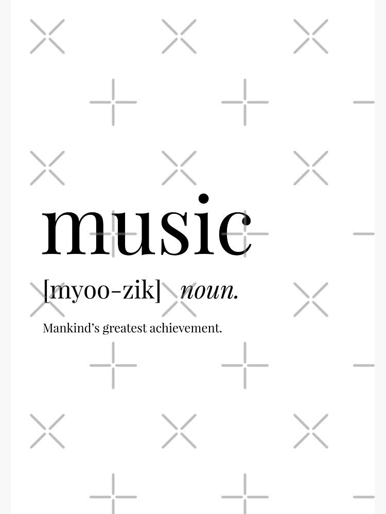 music-definition-poster-for-sale-by-definingprints-redbubble