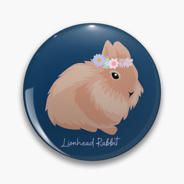 Item preview, Cute Lionhead Rabbit designed and sold by AnulaArt.