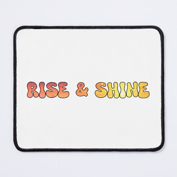 Item preview, Rise and Shine – Motivational Lettering Design designed and sold by FlowingInkArt.