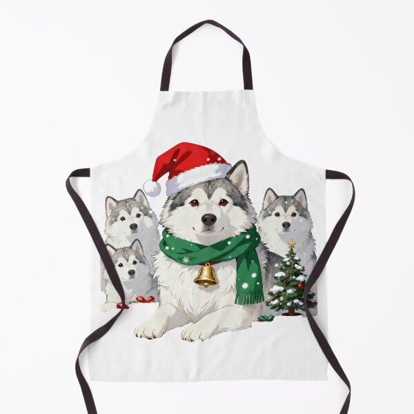 Item preview, Alaskan Malamute Merry Christmas designed and sold by forget45studio.