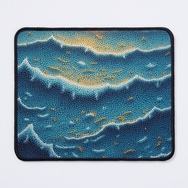 Item preview, Aboriginal Inspired Dot Art - With Tangible Sea Waves designed and sold by GrinGalore.