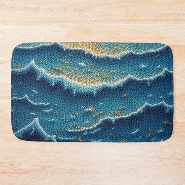 Item preview, Aboriginal Inspired Dot Art - With Tangible Sea Waves designed and sold by GrinGalore.