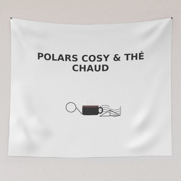 Item preview, COSY POLARS & HOT TEA designed and sold by MelVibes.