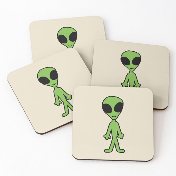 Item preview, Scifi Cute Green Alien designed and sold by ellenhenry.