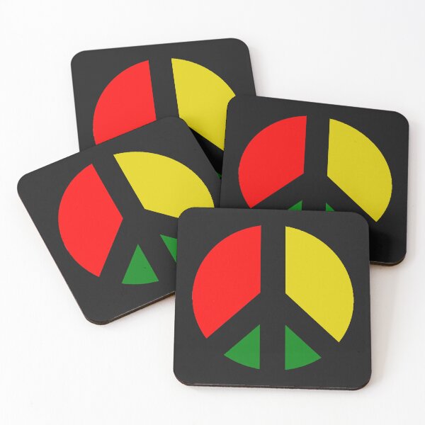 Item preview, Rasta CND Ban the Bomb Peace Symbol designed and sold by Mark-Ewbie.
