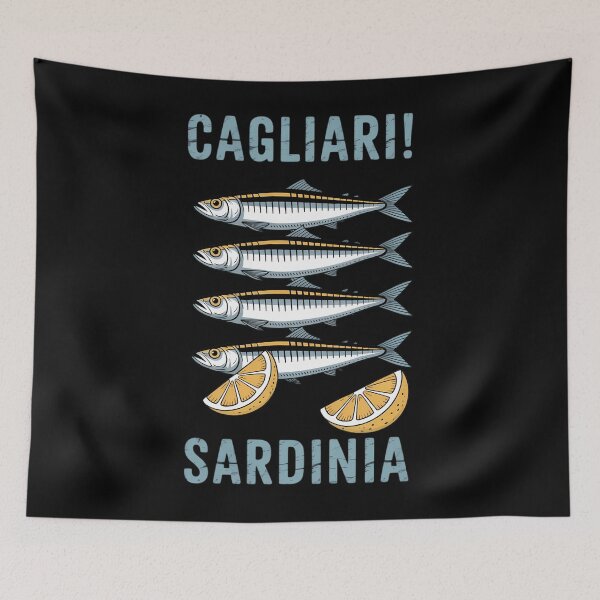 Item preview, Cagliari Sardinia Italian Fish & Lemon Y2k Style designed and sold by tearbytea.