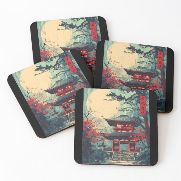 Item preview, Sacred Japanese Temple designed and sold by bapupa.