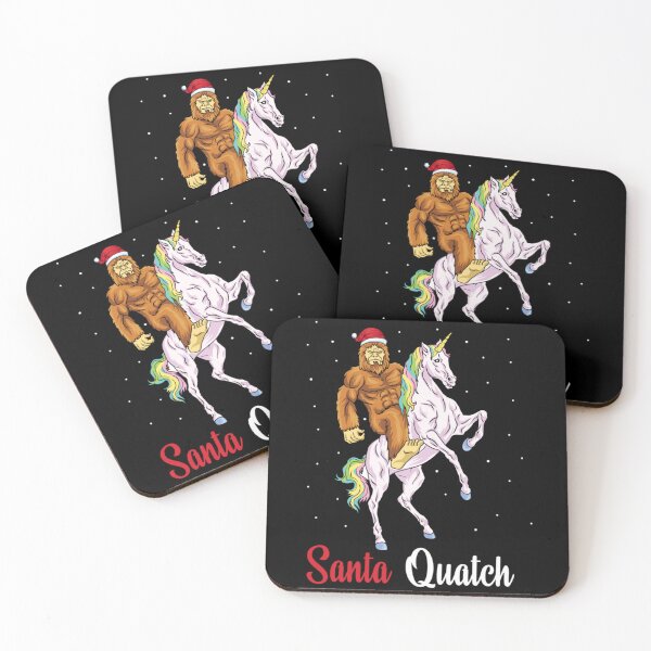 Item preview, Bigfoot Sasquatch Christmas Santa Quatch Yeti Unicorns Christmas designed and sold by MaryPadillapm.