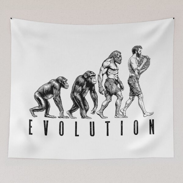 Item preview, French Horn Player Evolution Funny Hornist Musician Music designed and sold by GrandeDuc.