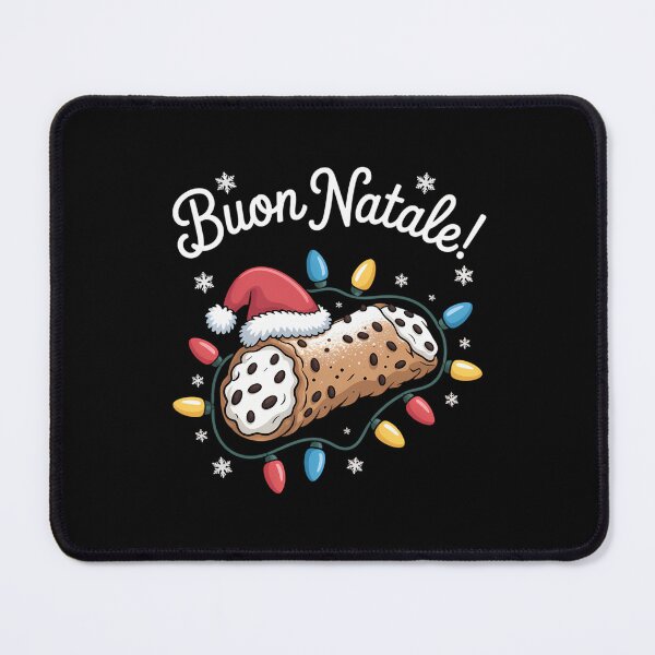 Item preview, Cannolo Merry Christmas In Italian Buon Natale designed and sold by tearbytea.